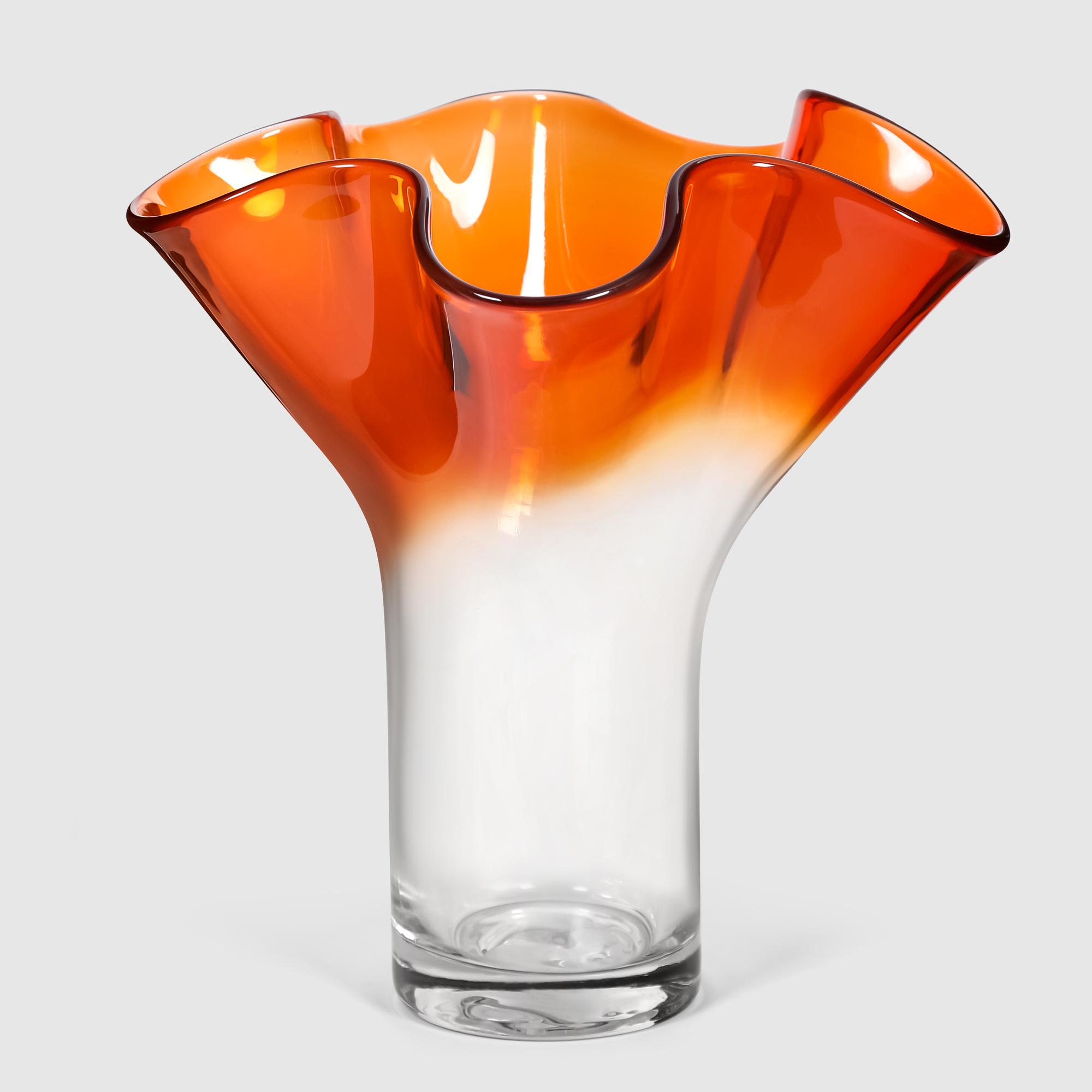 ваза feston оранжевая 20 см Ваза Tognana Bizzare оранжевая 27 см