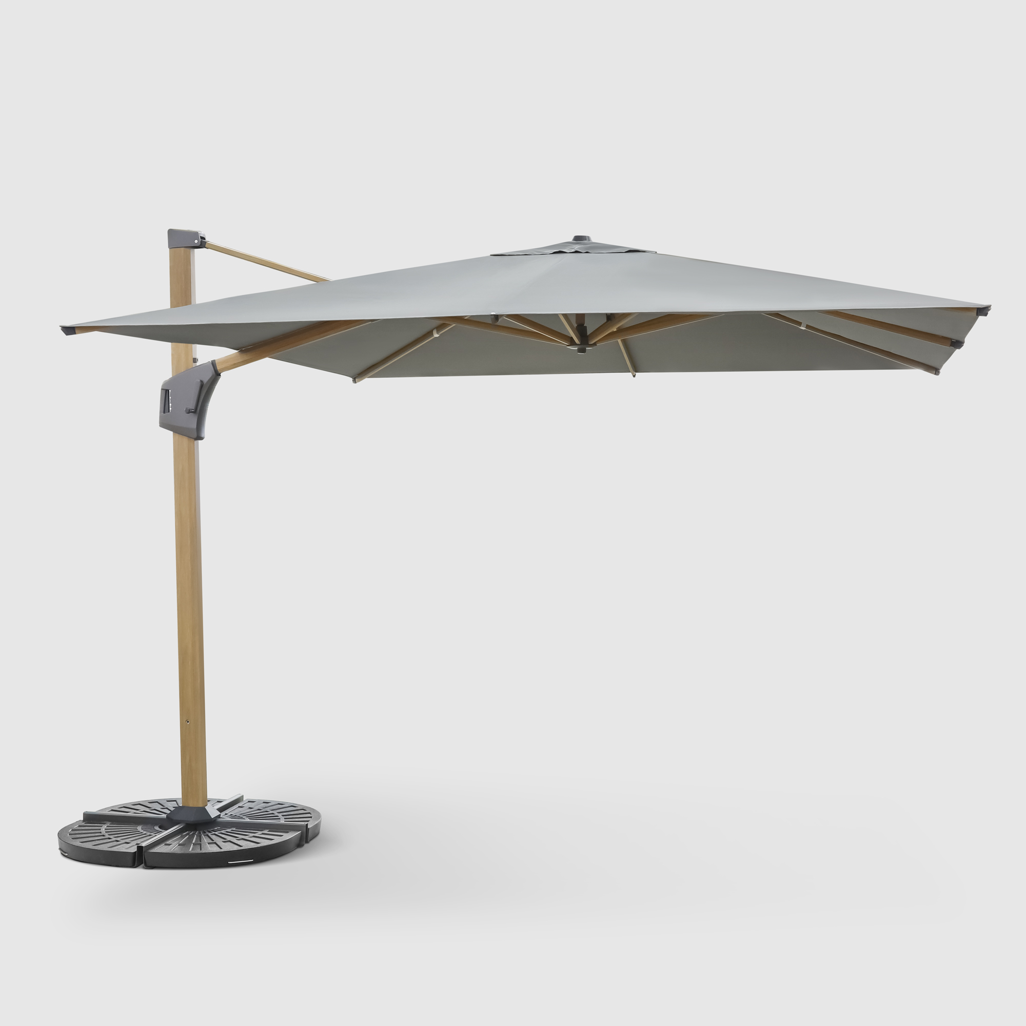 Зонт Greenpatio набор с кронштейном и утяжелителями 3х3 м зонт greenpatio д3m с базой кронштейном и утяжелителем 300х300 см