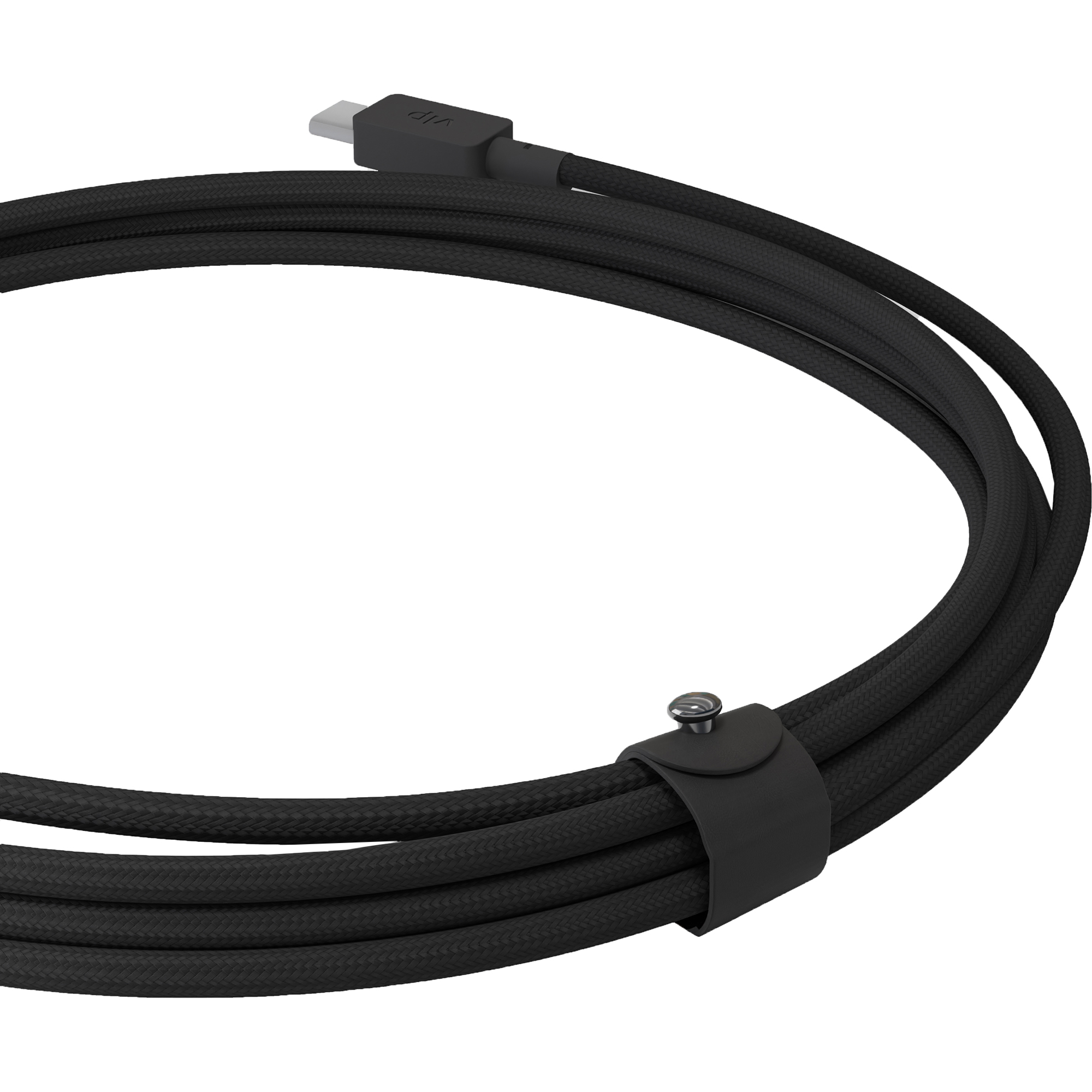 Кабель VLP Nylon Cable USB-C 1,2 м черный - фото 3