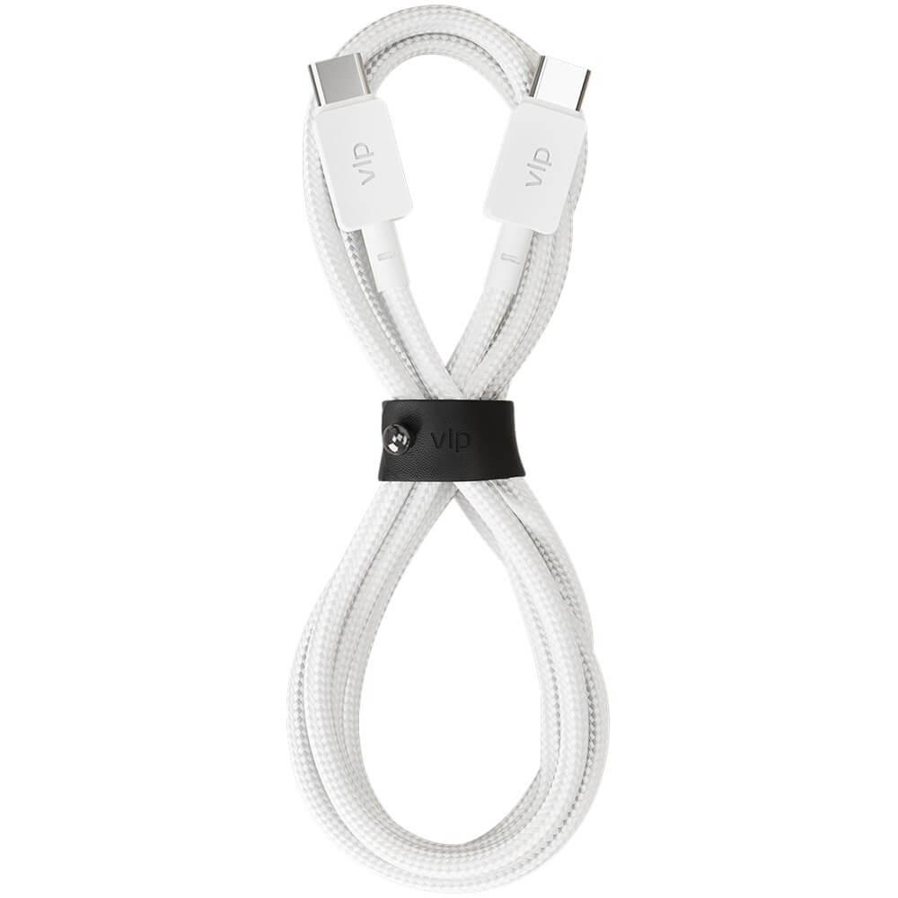 Кабель VLP Nylon Cable USB-C 1,2 м белый гибкий кабель для lenovo a2010 a2580 a2860 vibe c a2020 a2020a40
