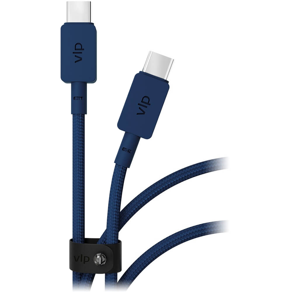 Кабель VLP Nylon Cable USB-C 1,2 м темно-синий - фото 2
