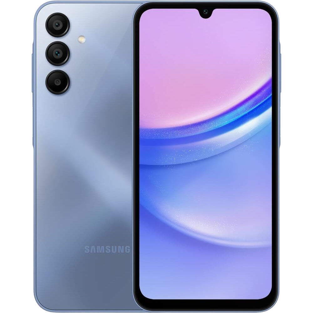 Смартфон Samsung Galaxy A15 128 Гб синий смартфон samsung galaxy a15 4 128 гб голубой a155f