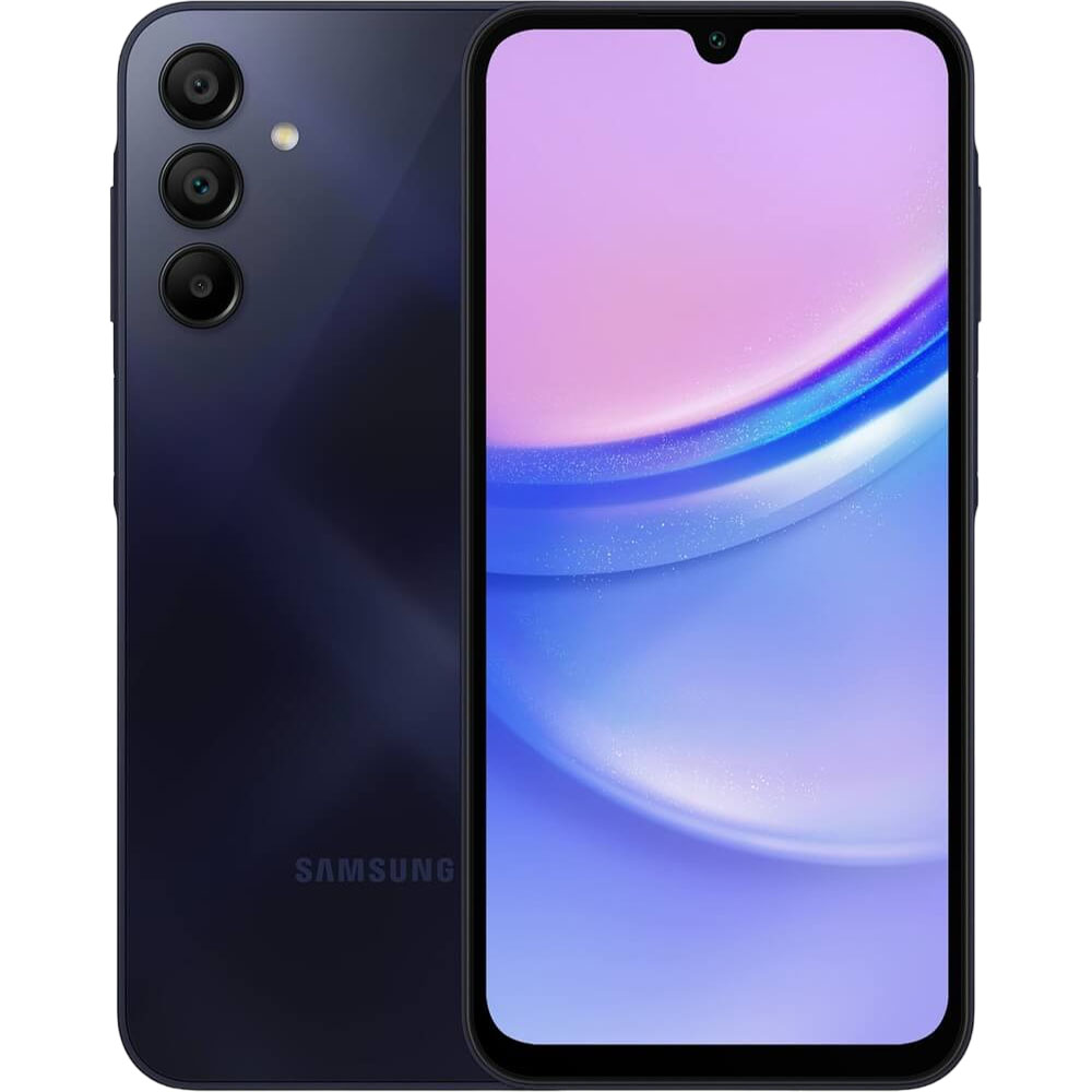Смартфон Samsung Galaxy A15 128 Гб темно-синий смартфон samsung galaxy a15 4 128 гб голубой a155f