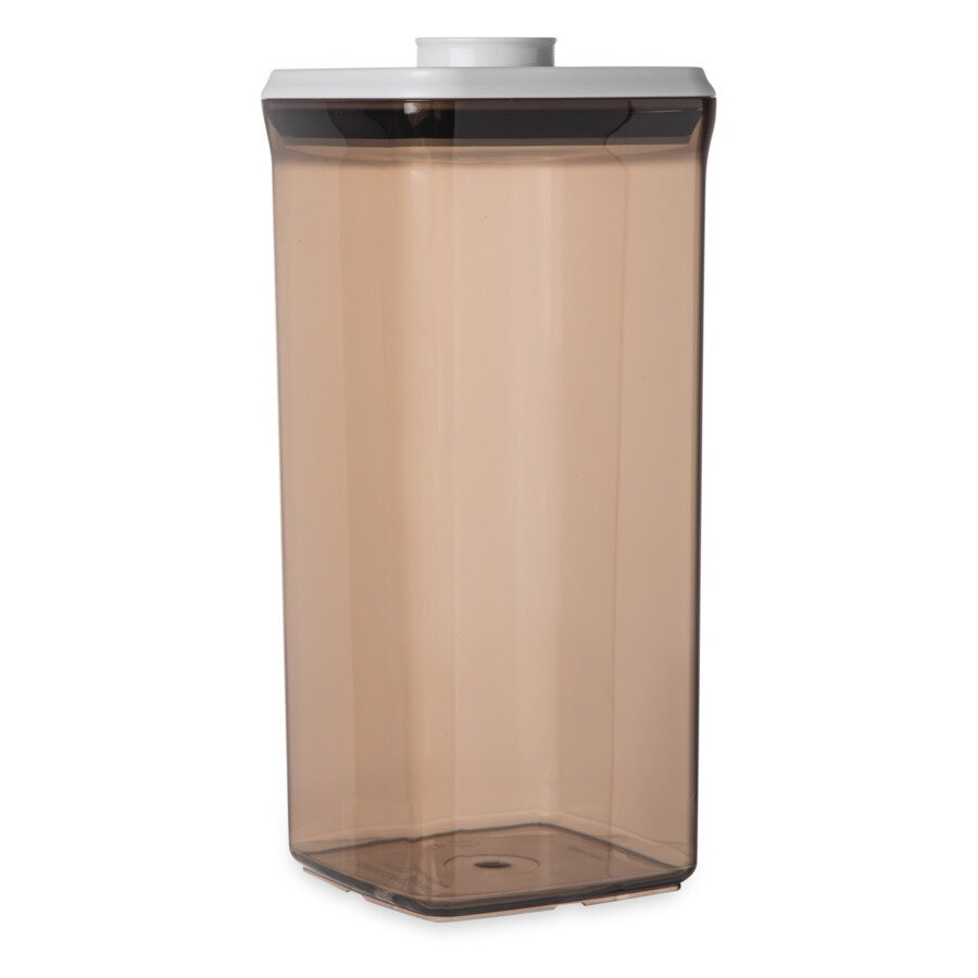 Набор контейнеров WO Home Click с вакуумной крышкой коричневый 3 предмета, цвет белый - фото 2