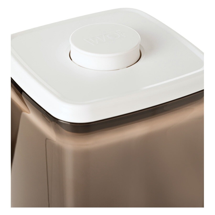 Набор контейнеров WO Home Click с вакуумной крышкой коричневый 3 предмета, цвет белый - фото 5
