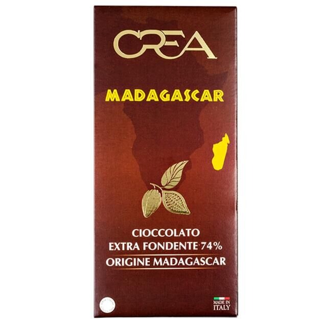Шоколад Crea Madagascar горький 74% 100 г шоколад ozera dark горький какао 55% 90 гр