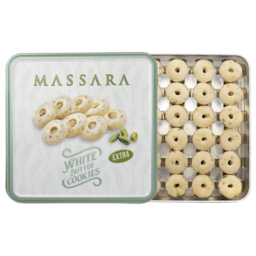Печенье  Massara Extra песочное с фисташкой 200 г пирожное песочное фили бейкер корзиночка 300 г