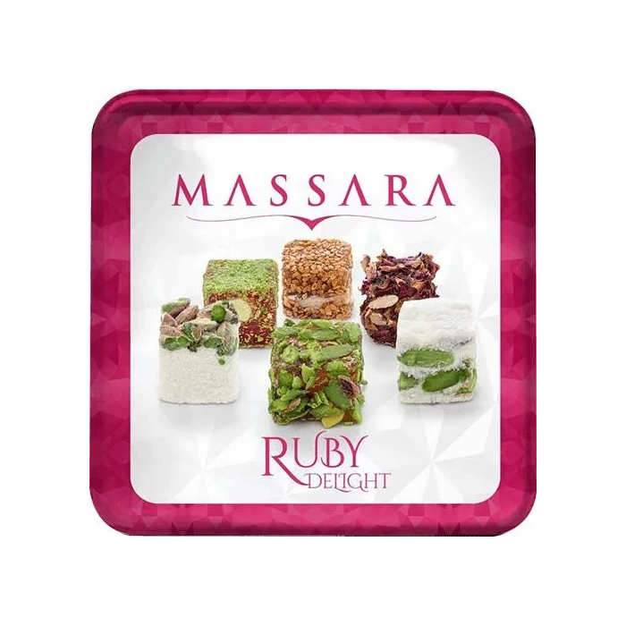 Рахат-лукум  Massara Ruby delights 226 г сыр сливочный dr milk сербский с зеленью 55% бзмж 150 гр