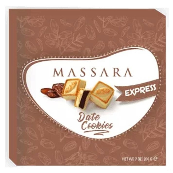 Печенье Massara Express с фиником 200 г печенье слоеные контек полоски с фиником 350 г