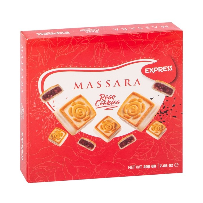 Печенье  Massara Express с розой 200 г