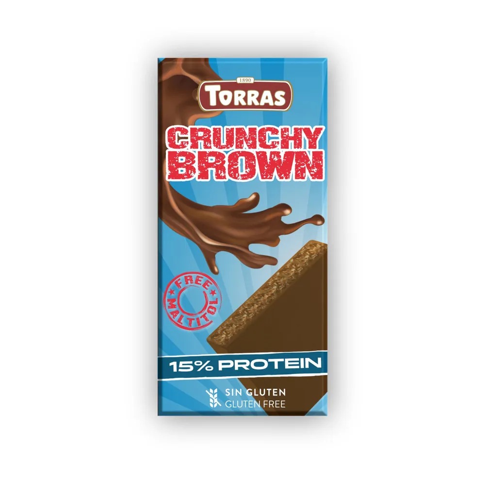 Шоколад  Torras молочный с эритритом, стевией и соевым белком без сахара 100 г