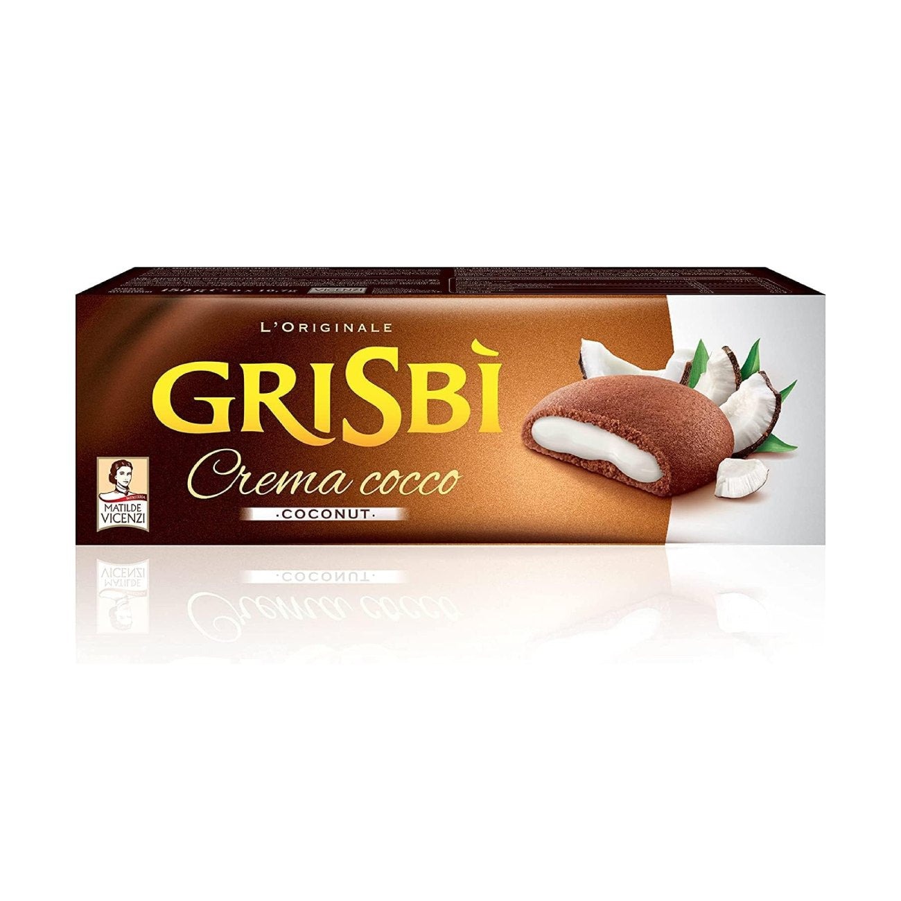 Печенье Grisbi Cocco с начинкой из кокосового крема 135 г приспособление для отделения яичного желтка от белка плошкин ложкин