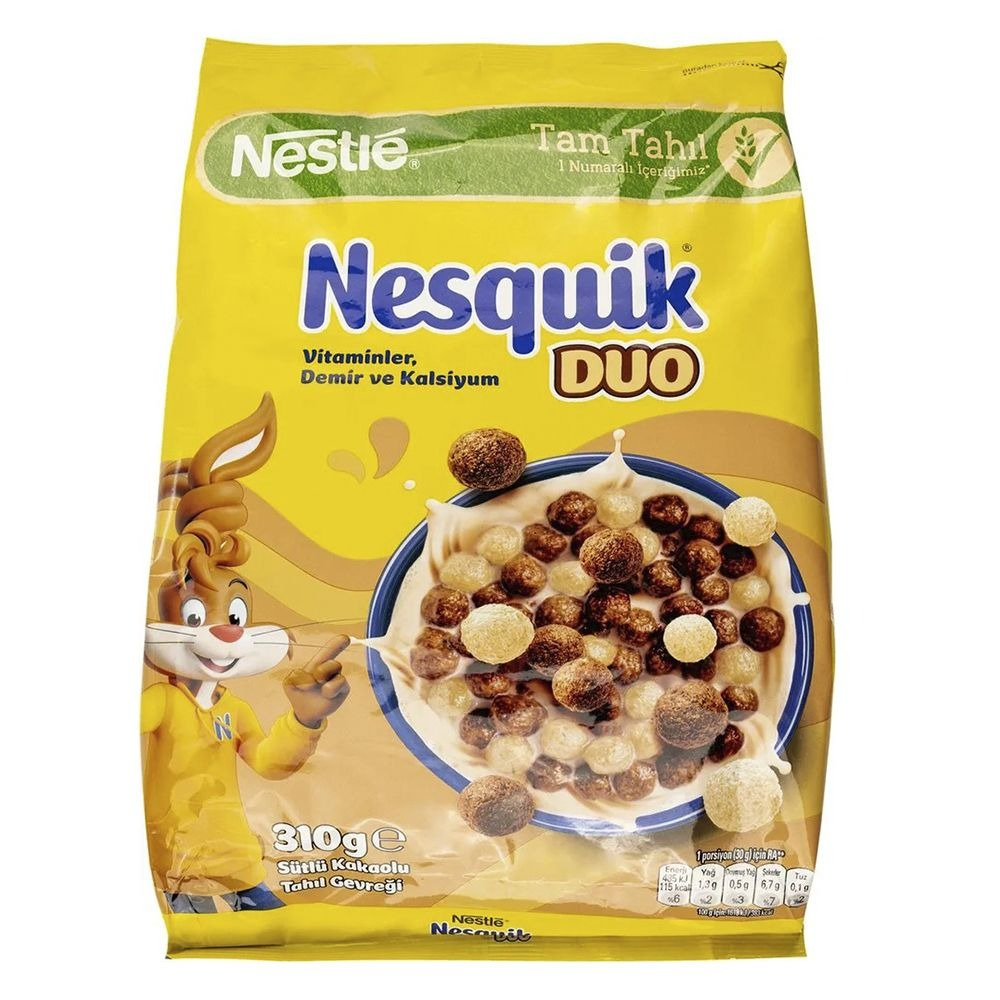 Завтрак Nesquik duo шоколадные шарики 310 г 439₽