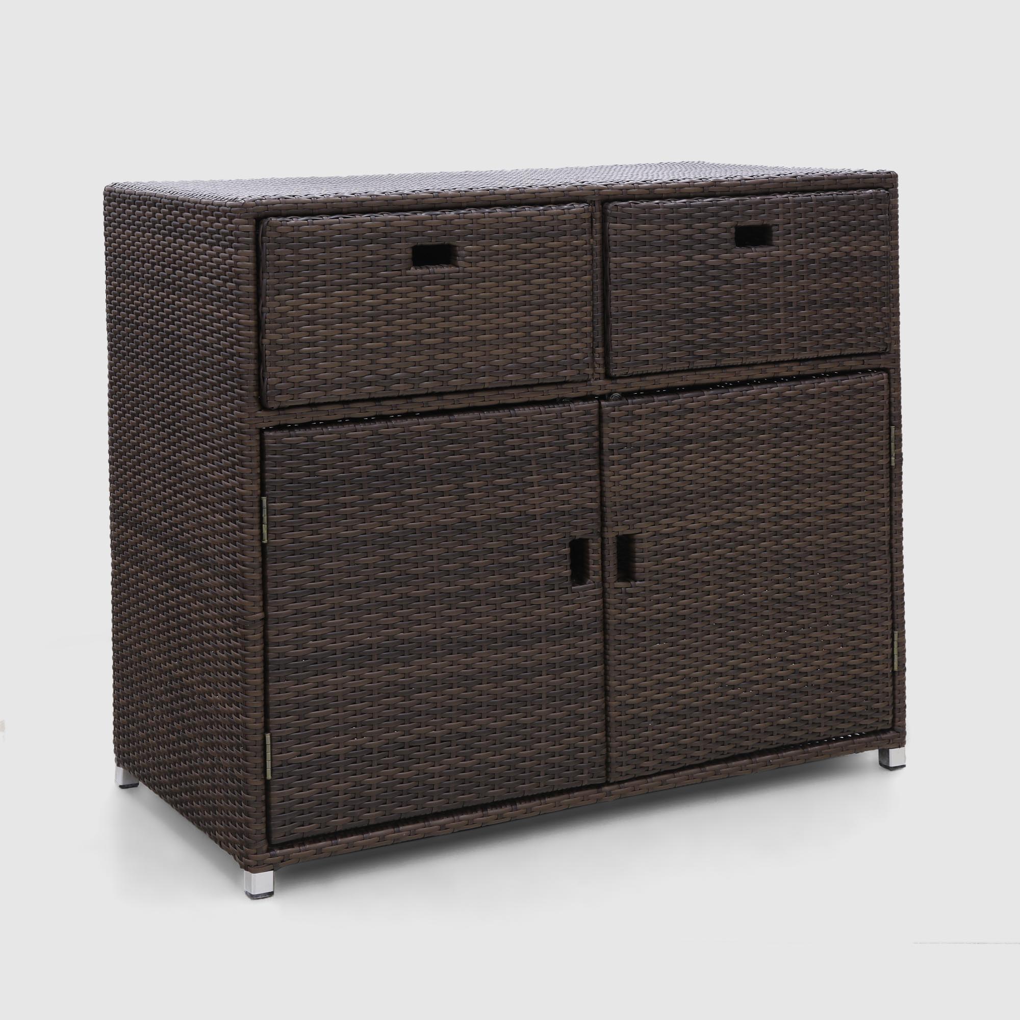 Шкаф Ns Rattan Small box темно-коричневый кресло ns rattan mavi 57x59x87cm темно коричневое