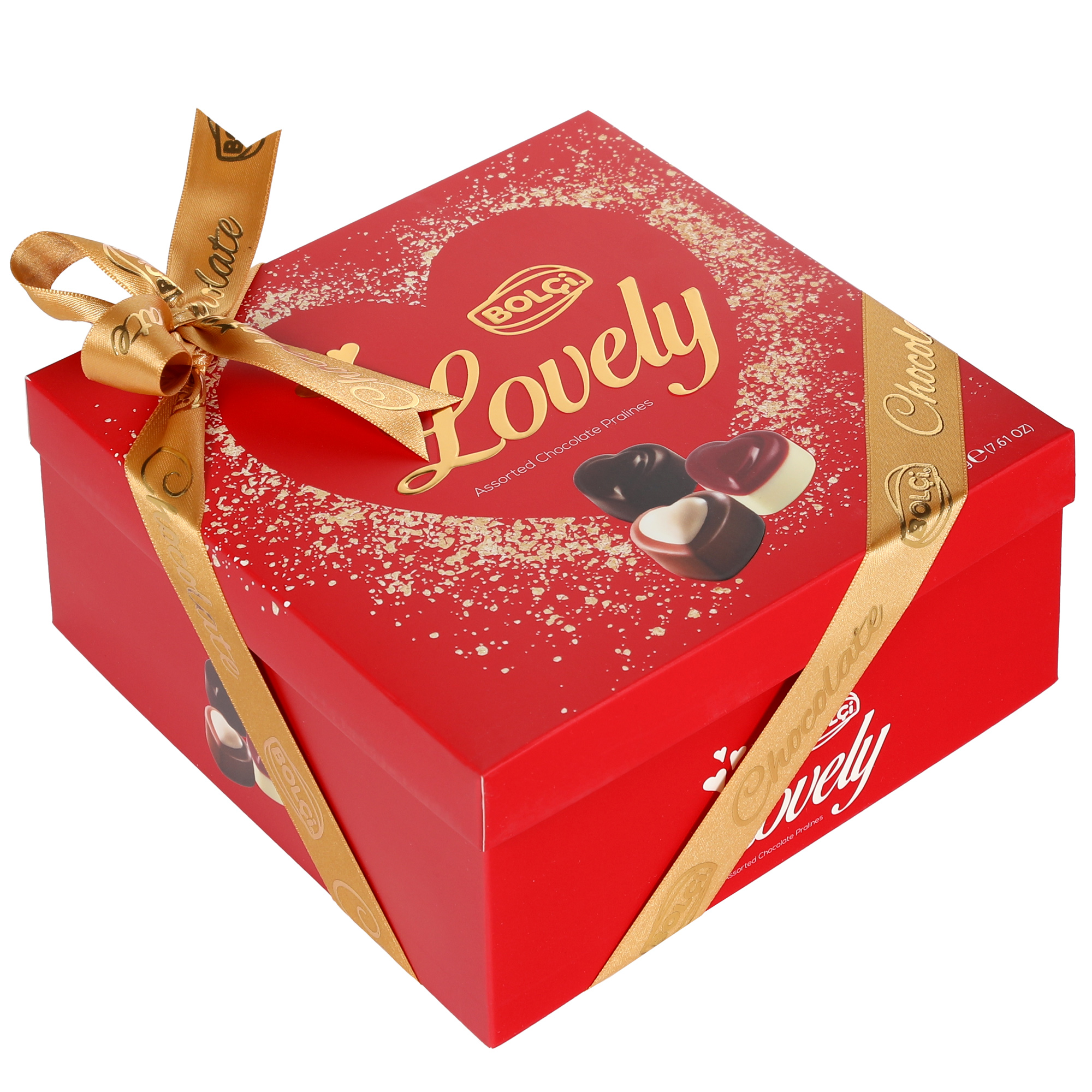 набор шоколадных конфет bolci christmas 465 г Набор шоколадных конфет Bolci Lovely 216 г