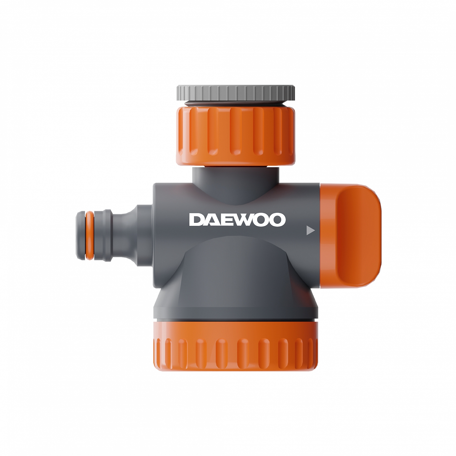 Адаптер двухканальный DAEWOO с лейкой для крана, цвет оранжевый - фото 2