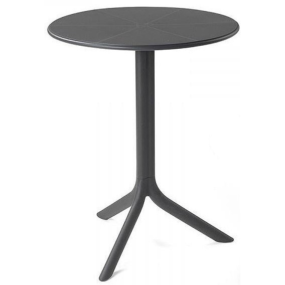 Стол Nardi Sptitz антрацитовый 60,5 см стол раздвижной nardi alloro ext legs caffe 210 280