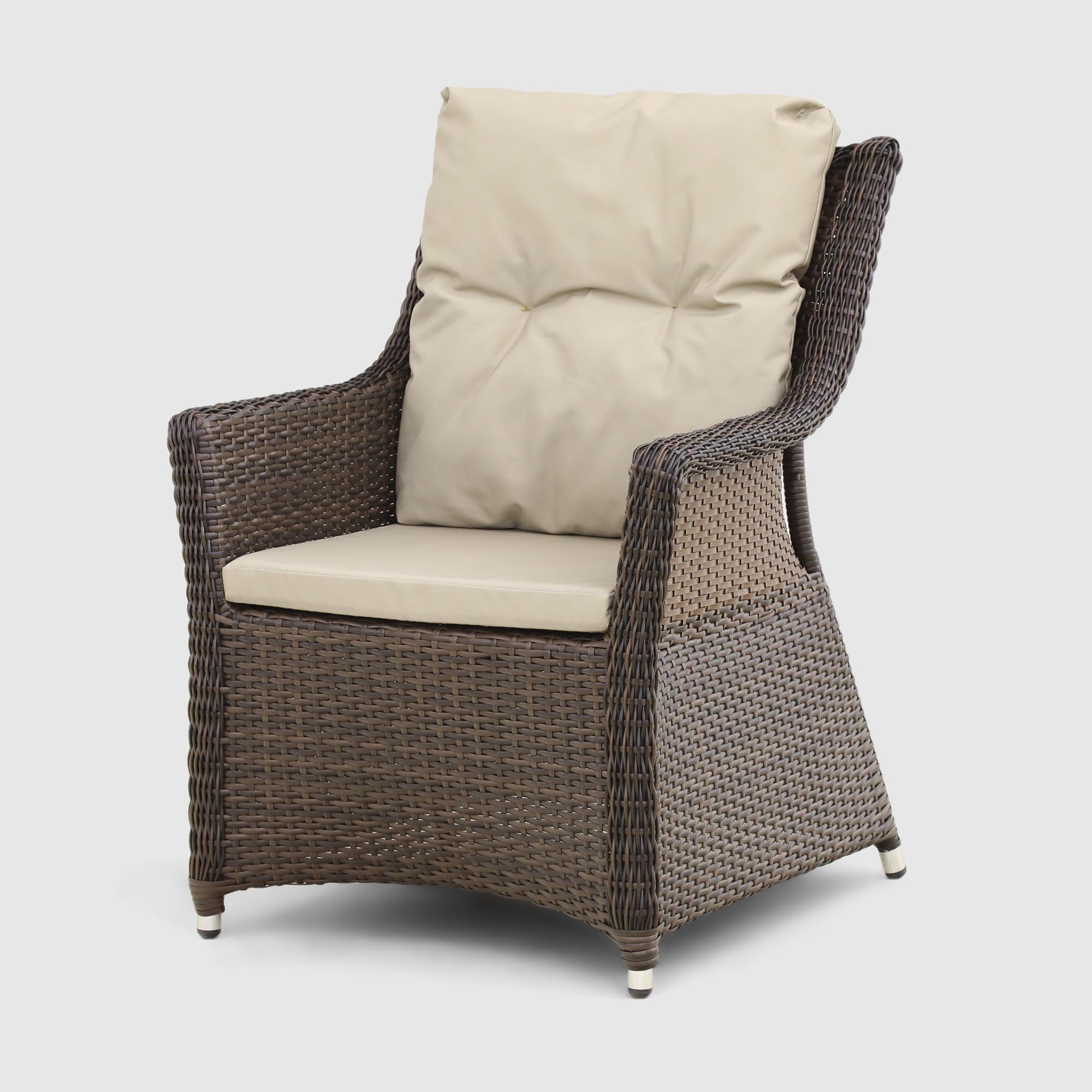Комплект мебели Ns Rattan 2 кресла и столик, цвет коричневый, размер 65х90х80 - фото 2