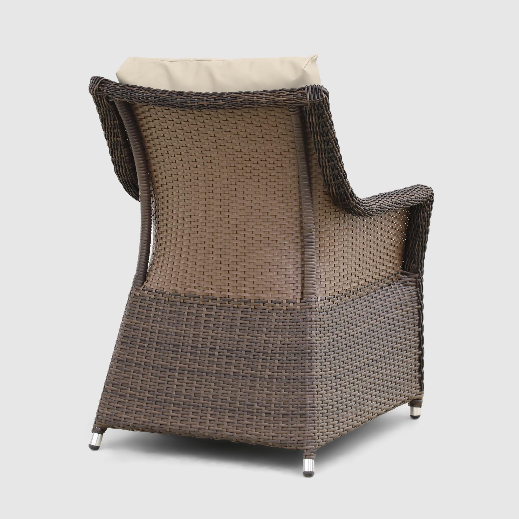 Комплект мебели Ns Rattan 2 кресла и столик, цвет коричневый, размер 65х90х80 - фото 5