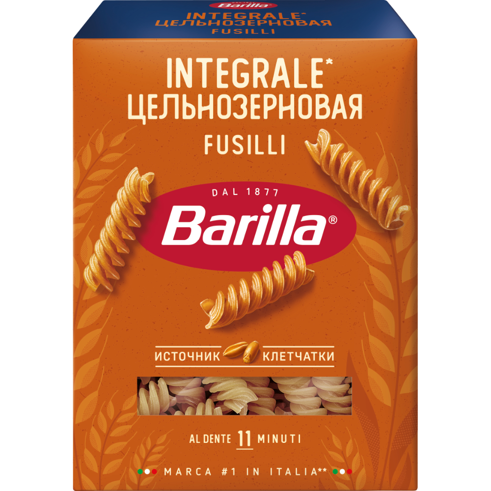 

Макароны Barilla Фузилли цельнозерновые 450 г