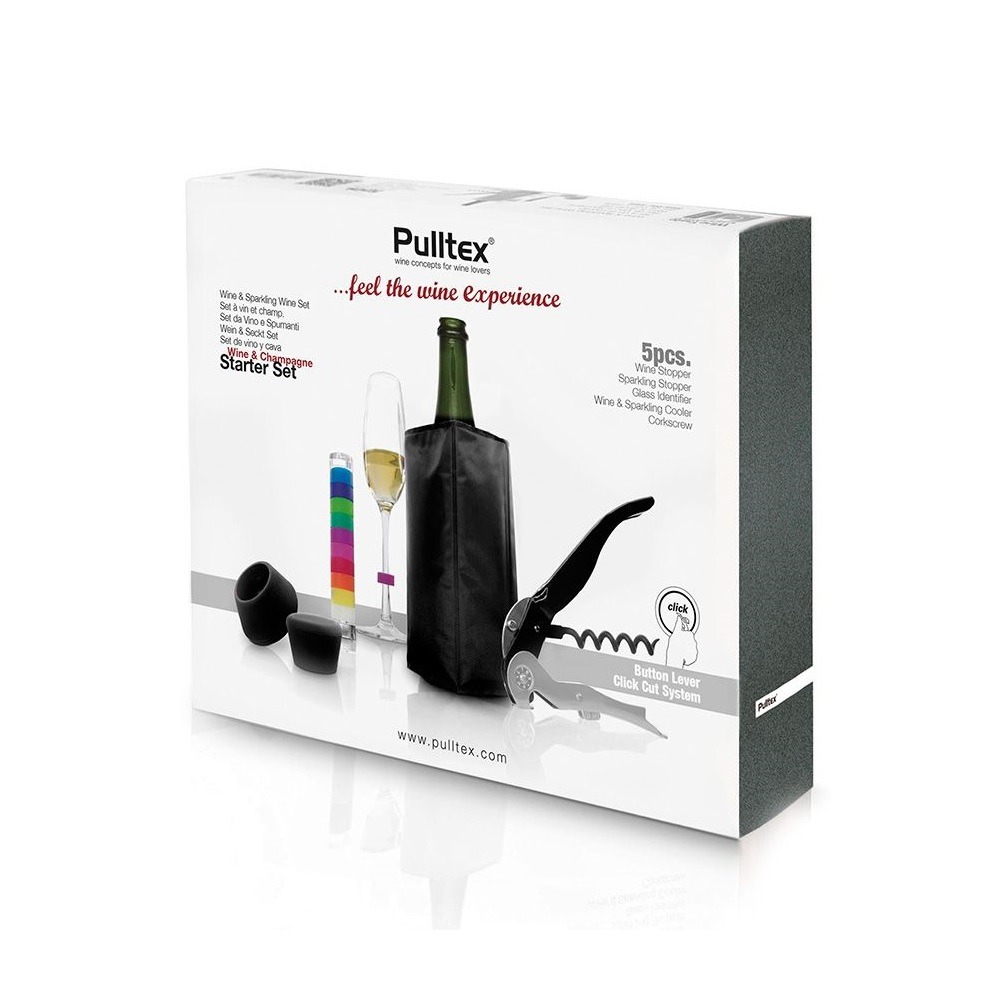 Набор Pulltex для вина 5 предметов, цвет черный - фото 2