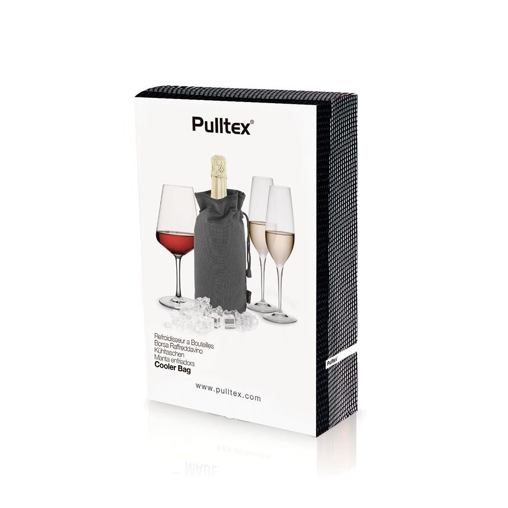 фото Сумка для охлаждения вина черная pulltex