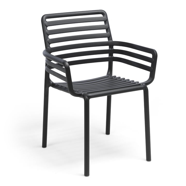 Кресло Nardi Doga антрацитовое 60х56,5х83,5 см