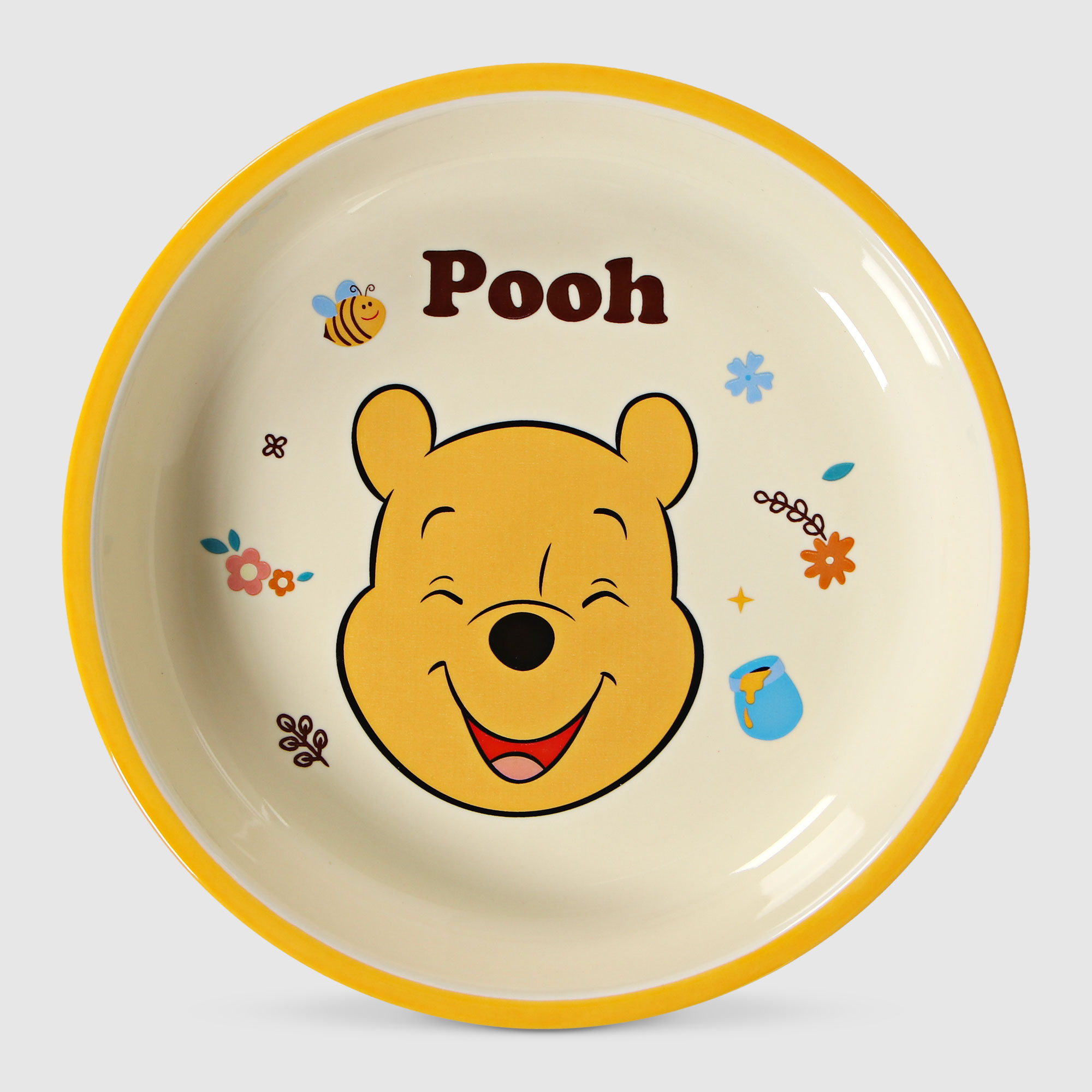 Набор посуды Disney Винни-пух 4 предмета, цвет желтый - фото 3