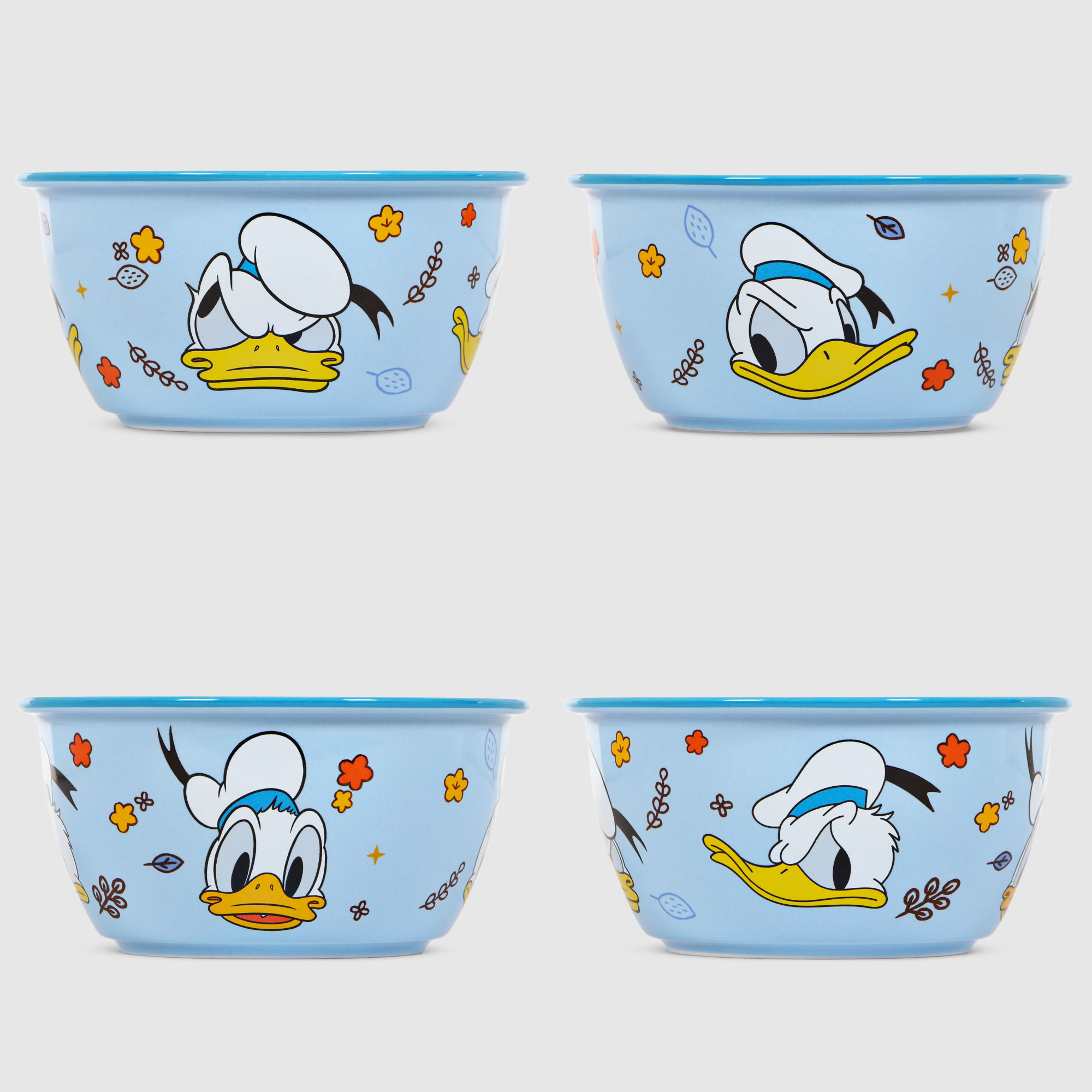 Набор посуды Disney Дональд дак 4 предмета, цвет голубой - фото 6