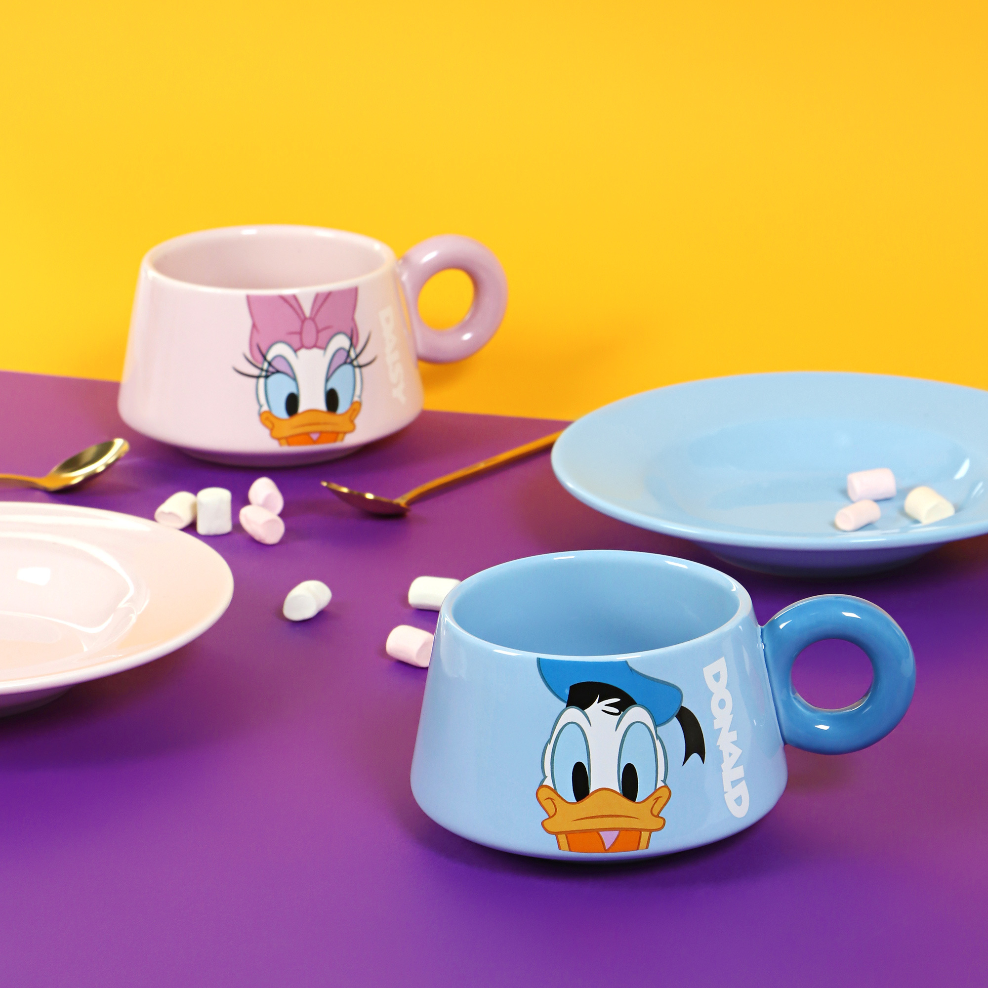 Набор посуды Disney Дональд дак 3 предмета, цвет голубой - фото 2