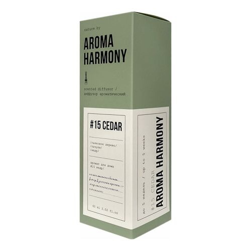 Диффузор ароматический Aroma Harmony 15 Cedar 60 мл диффузор ароматический aroma diff 50 мл букет ов