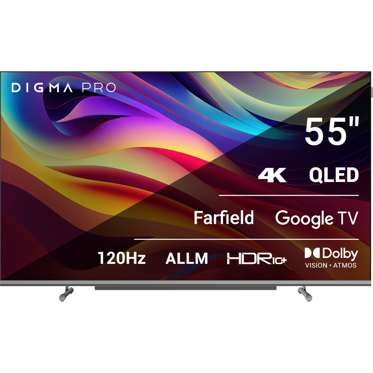 Телевизор Digma Pro 55 55L телевизор digma pro google tv qled 55l 55 qled 4k ultra hd google tv черный
