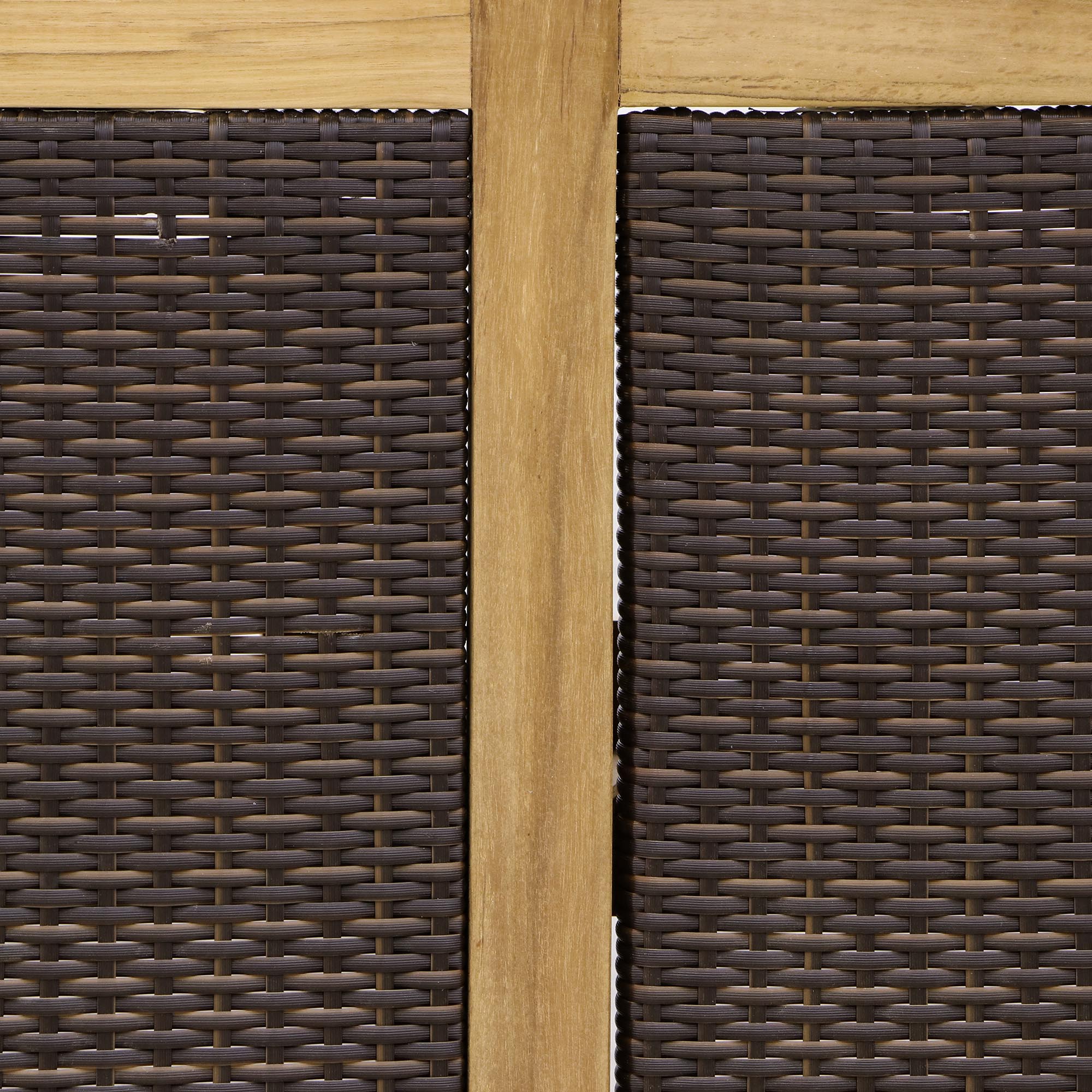 Бар Jepara Indiana с плетёнкой 180х45х110 см, цвет светло-коричневый - фото 12