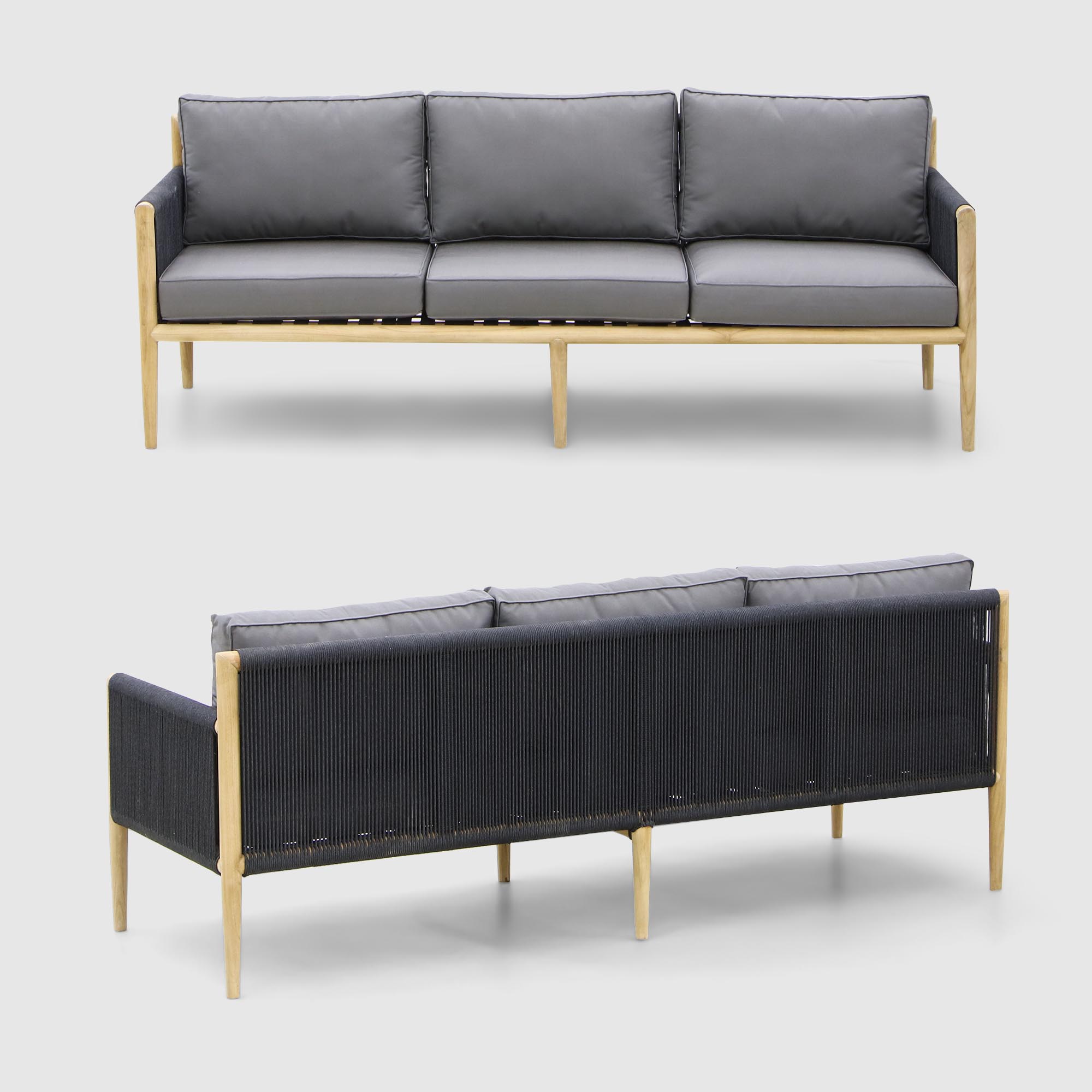 фото Комплект мебели jepara taurus из 5 предметов :2 дивана+кресло+столики