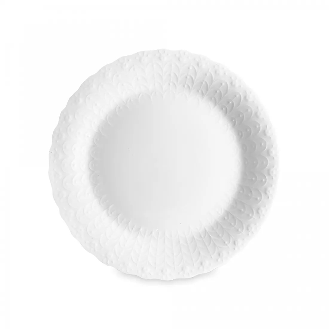Тарелка закусочная Narumi Белый шелк 19 см, фарфор костяной тарелка закусочная narumi лабиринт 21 см