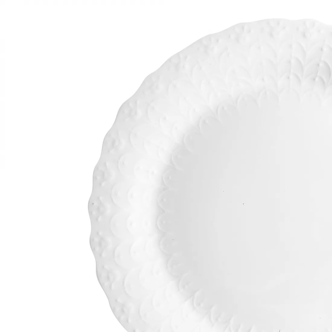 фото Тарелка закусочная narumi белый шелк 19 см, фарфор костяной