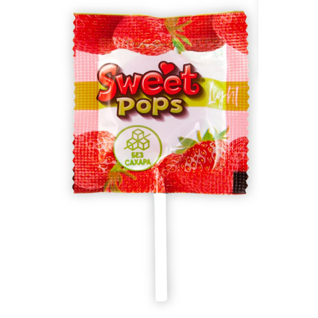 Карамель Sweet pops light без сахара 10 г в ассортименте карамель sweet pops зебра в клеточку круглая на палочке 10 г