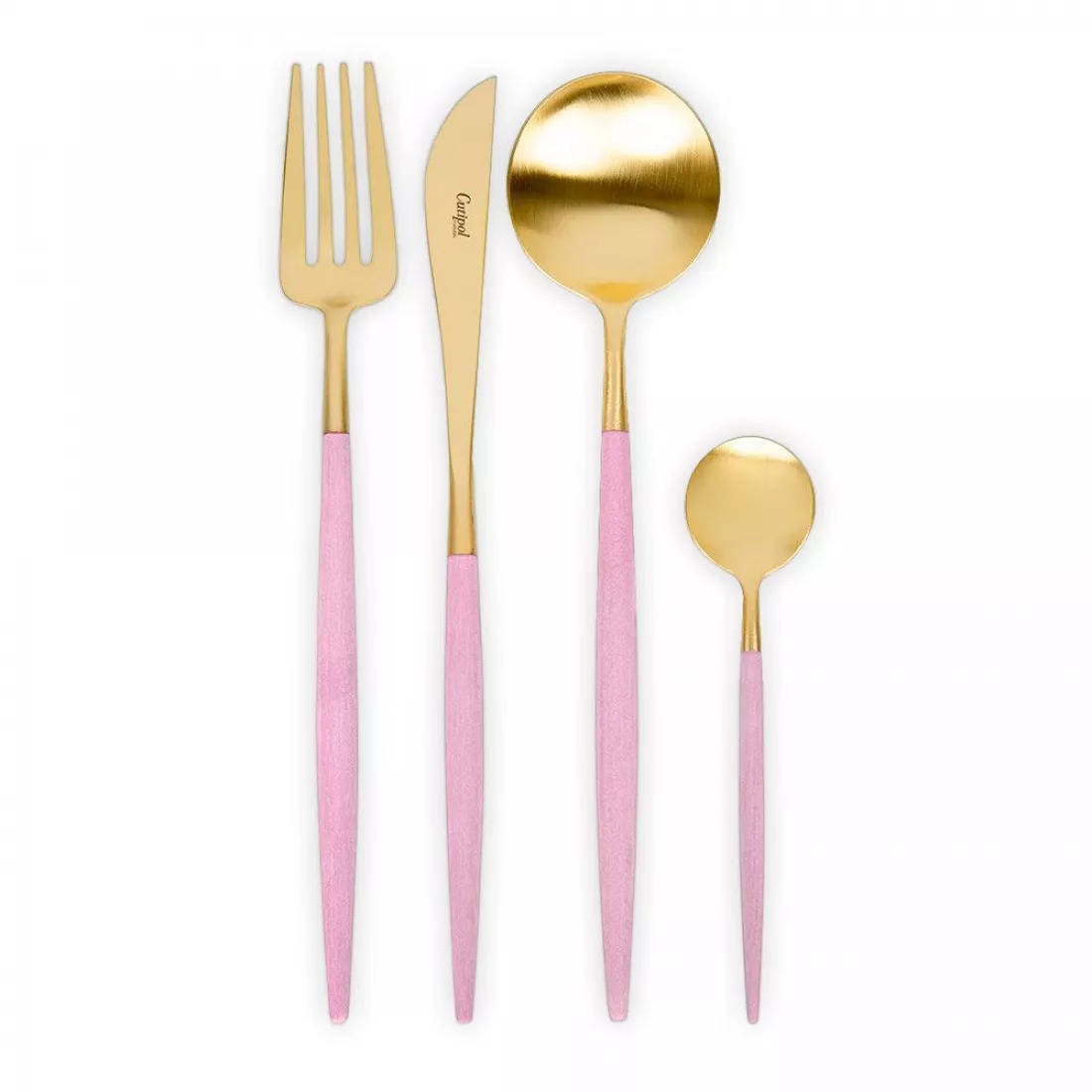 Набор столовых приборов Cutipol Goa pink gold 6 персон 24 предмета средство для мытья посуды vash gold с ароматом лайма 550 мл