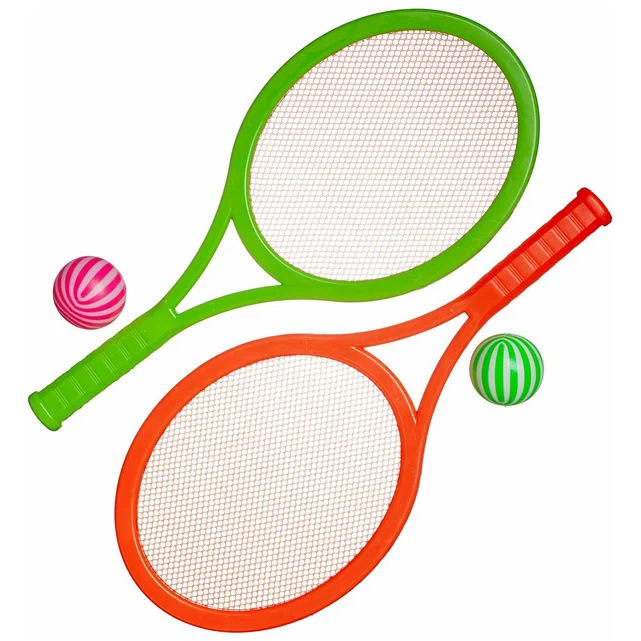 Игровой набор Yg sport Теннис 2 мячика и 2 ракетки набор игровой ракетки 8×12 см и два мячика маша и медведь