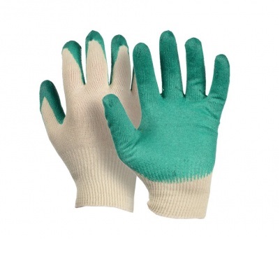 Перчатки с латексным покрытием 22 размер, плотность - 220 ТЭКС. перчатки теплые зимние с латексным покрытием нескользящие с резиновым покрытием