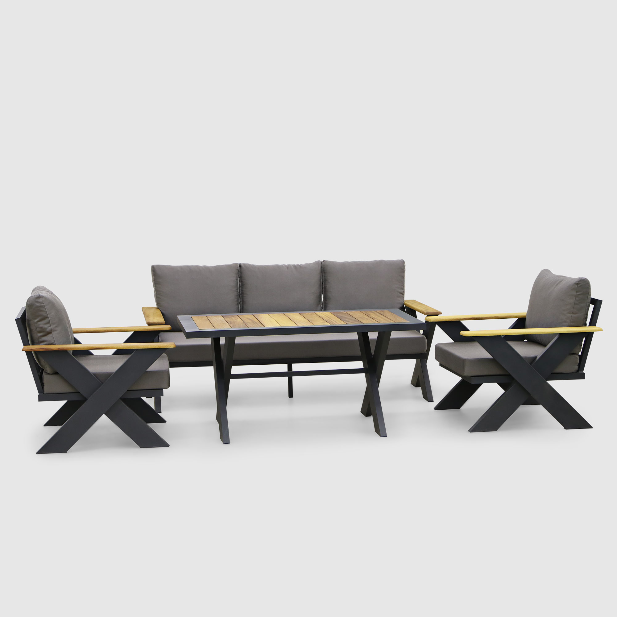 Комплект мебели Emek garden Toledo серый 4 предмета кресло подвесное emek garden nirvana 50х75х143 см