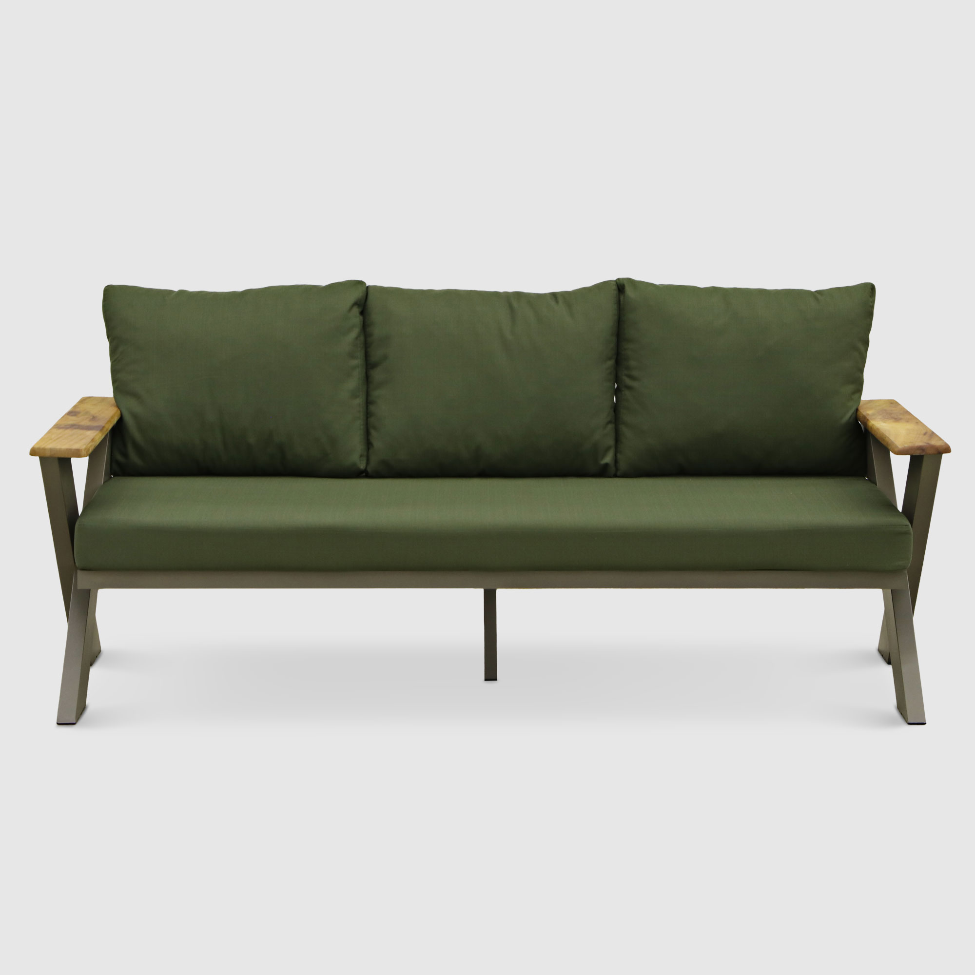 Комплект мебели Emek garden Toledo зеленый 4 предмета, цвет оливковый, размер 170х80х90 - фото 3