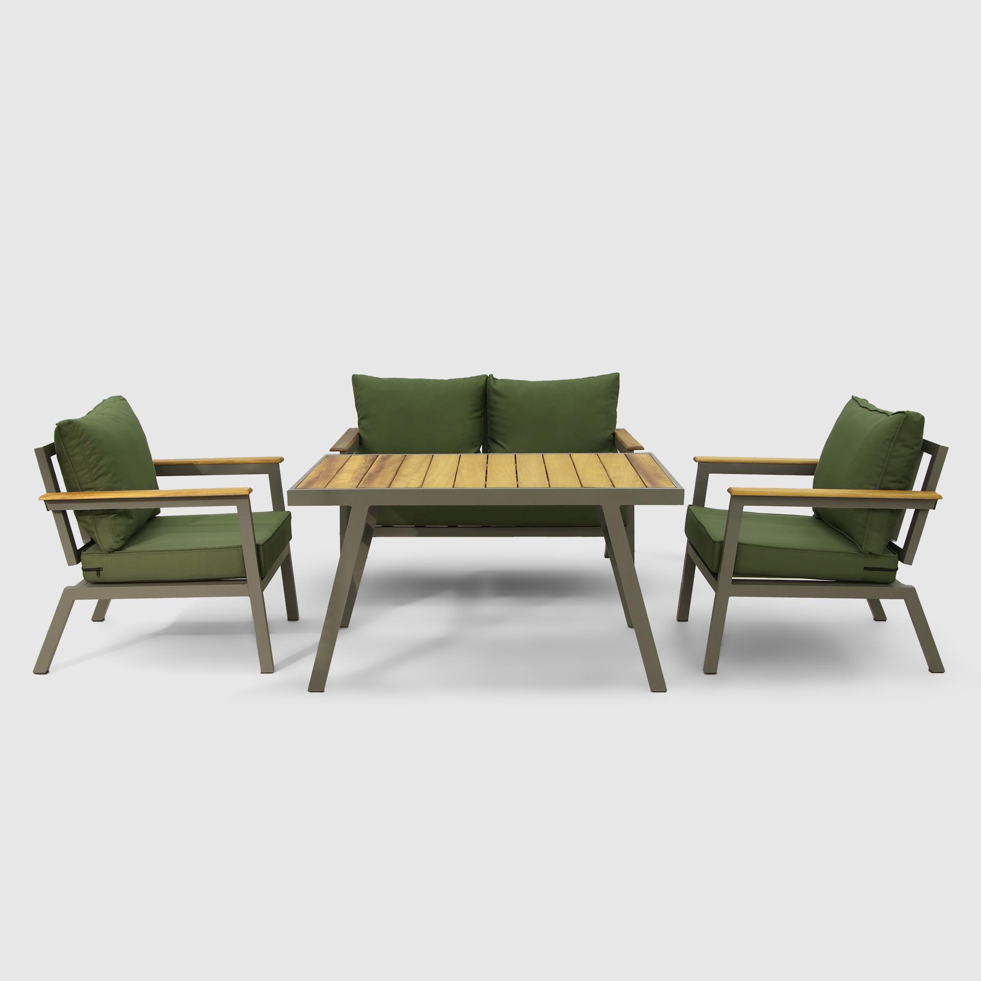 Комплект мебели Emek garden Rodos 4 предмета, цвет серый, размер 124х80х73