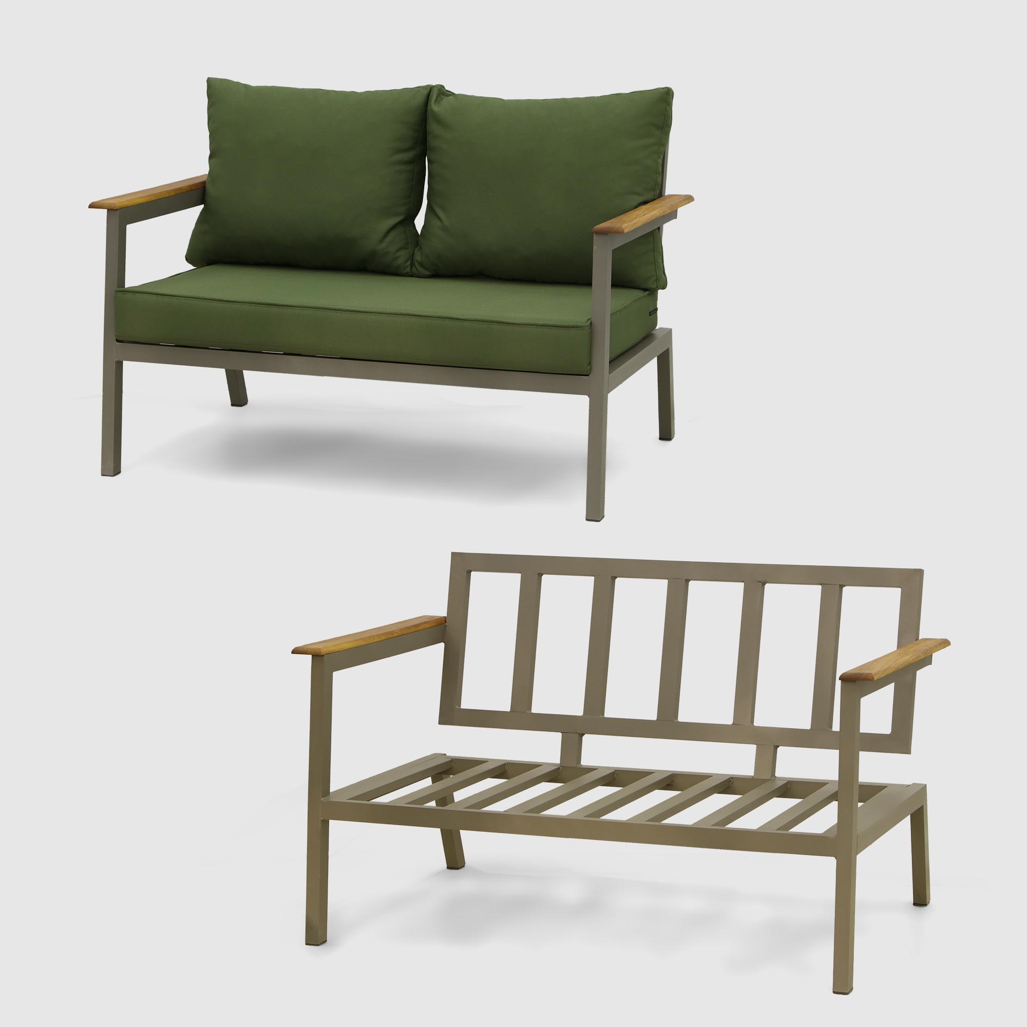 Комплект мебели Emek garden Rodos 4 предмета, цвет серый, размер 124х80х73 - фото 4