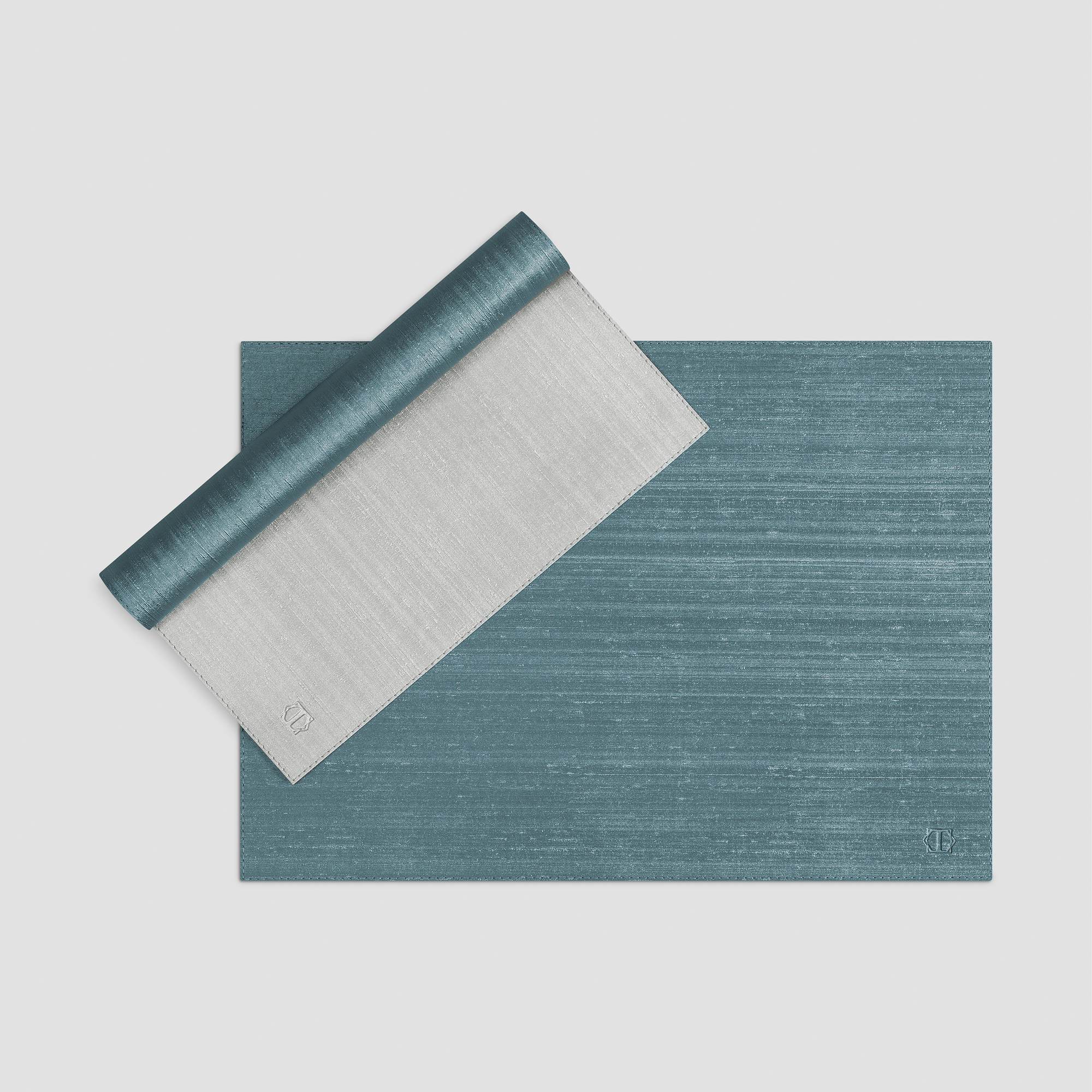Подставка под горячее Togas Рафаэль бирюзово-серый 45x33 см, цвет бирюзовый