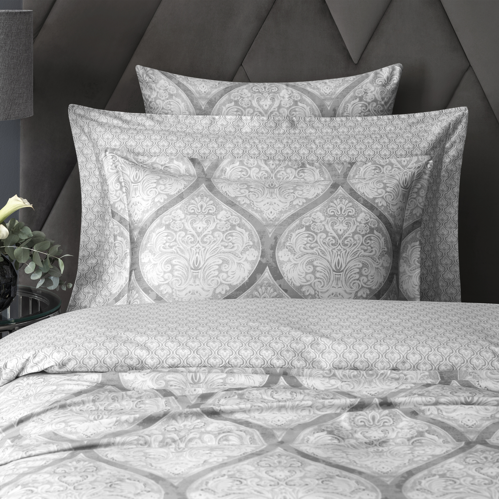 Комплект постельного белья Togas Коссоно серый Полуторный, размер Полуторный - фото 4