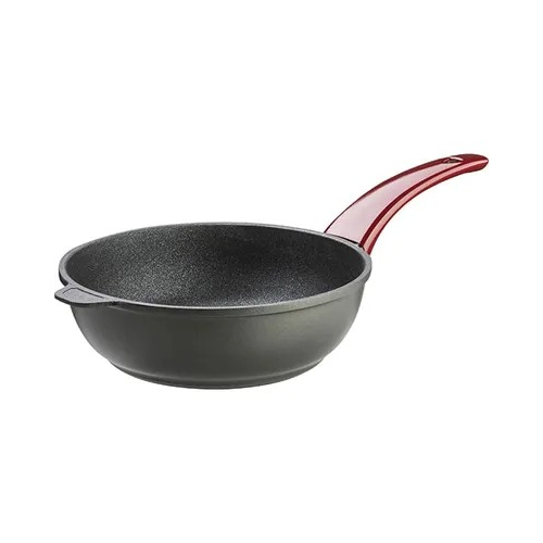 Сковорода Risoli Vinum глубокая 24 см, цвет черный - фото 1