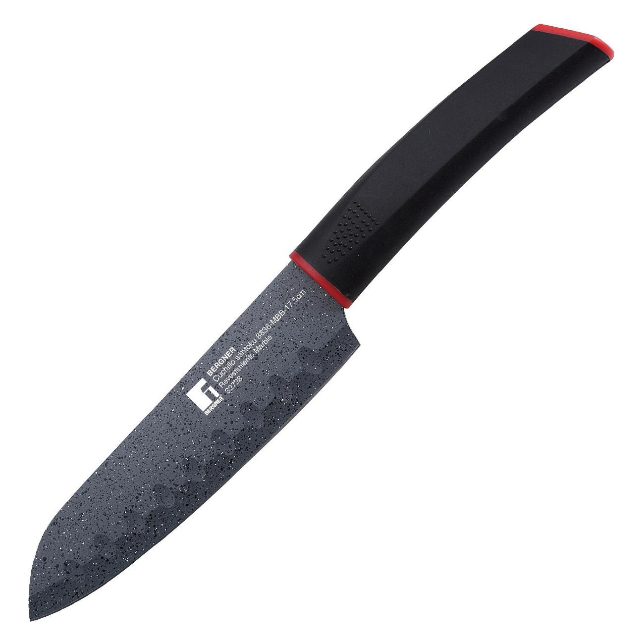 Нож сантоку Bergner Keops Marble 17,5 см - фото 1