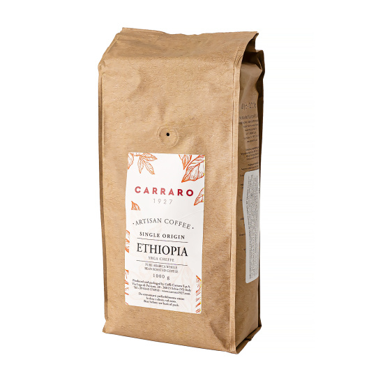Кофе в зернах Carraro 1927 Ethiopia 1 кг кофе зерновой carraro super bar 1 кг