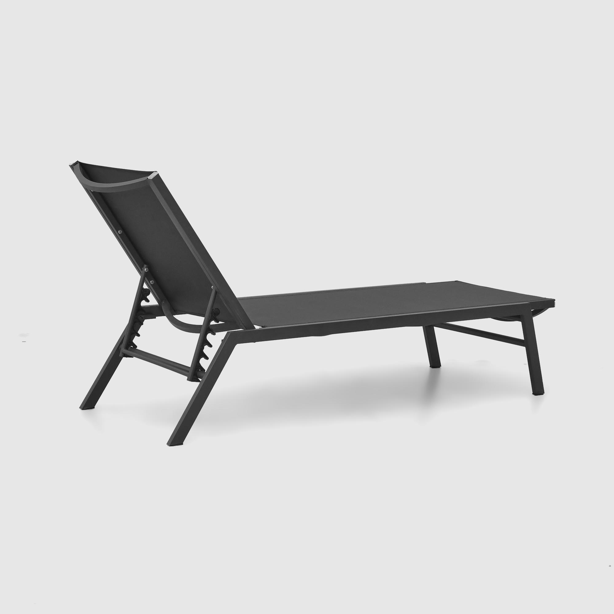 Комплект мебели Emek garden столик и два шезлонга 3 предмета, цвет черный - фото 3